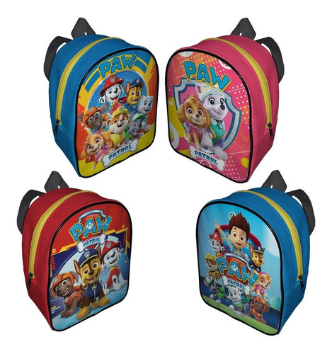 70 Mochilas Bolos Dulceros Paw Patrol  Personalizadas