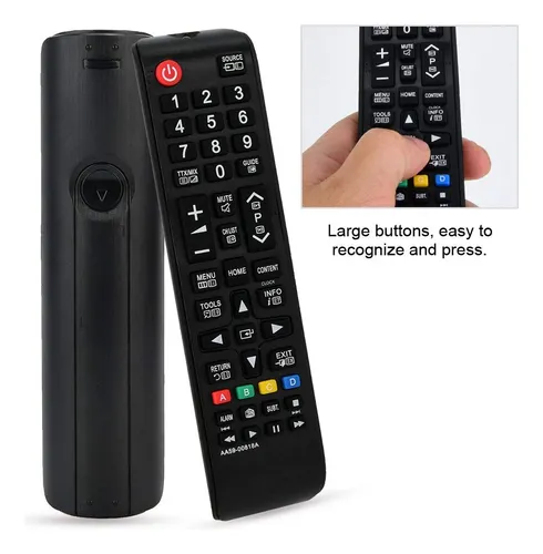 Diyeeni Para Samsung Aa59-00818a Control De Control Remoto De Reemplazo De Tv Multifuncional