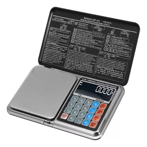 Bascula Digital Gramera 6 En 1 Portable - 0.01 X 500 Gramos