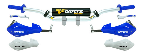 Manubrio Wirtz® X6 Ø22mm Yamaha Ttr 230 Cubre Manos Shock Metal