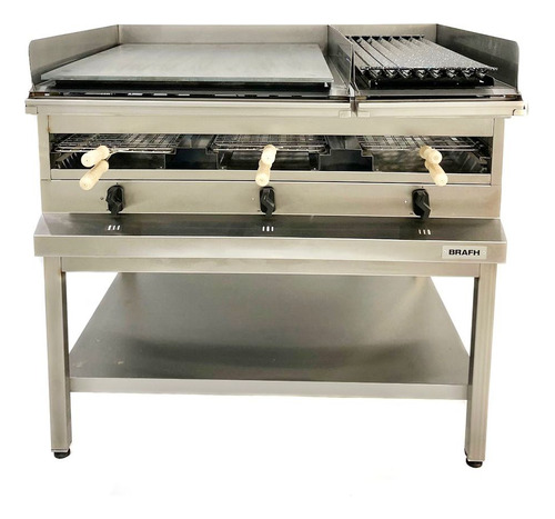 Anafe Brafh A1045 Plancha Parrilla Tostador Gn 430 Con Base