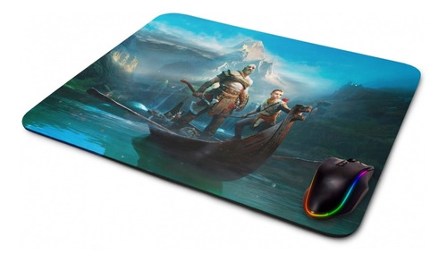 Mouse Pad Gamer God Of War Kratos E Atreus Ii