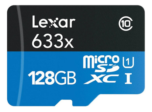 Memoria Micro Sd 128 Gb Clase 10 A1 4k Uhd 100 Mbs Lexar