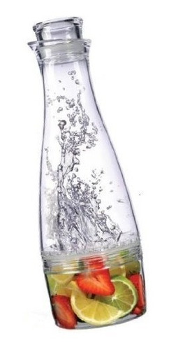 Botella  Con Infusion De Frutas Acrilica Transparente  1.5 L