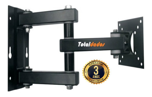 Imagem 6 de 7 de Suporte Tri Articulado Tv 15 A 43 Full20 Pro Plana Curva 30k