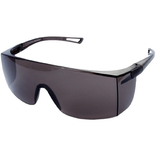 Oculos De Sol Proteção Segurança Fume Escuro Preto Epi
