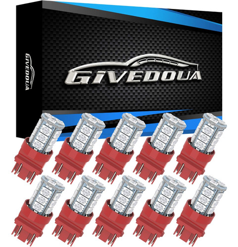 Givedoua 3157 Bombilla Led Para Coche Superbrillante 18-smd 