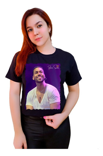 Polera Romeo Santos 100%algodón Familiar Cantante 2023 625