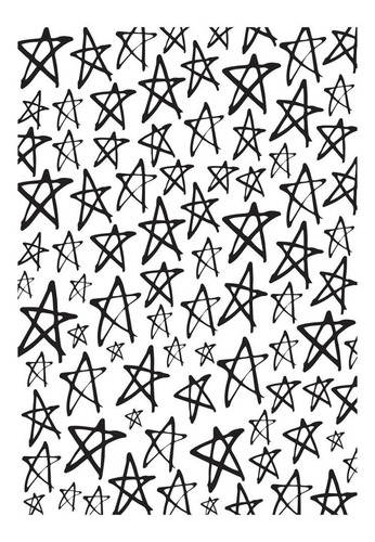 Embossing Folder Carpeta Para Realzar Stars