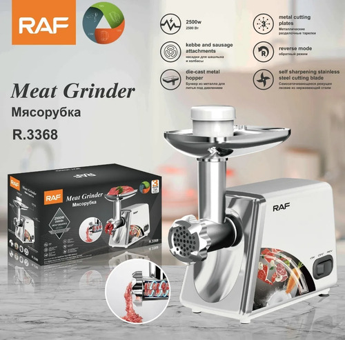 Picadora Carne Máquina Picar Carne Eléctrica Potencia 2500w