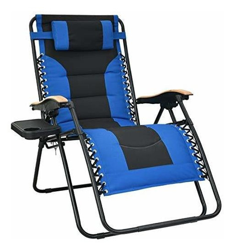 Patio Watcher Sillon Extragrande Acolchado De Gravedad Cero