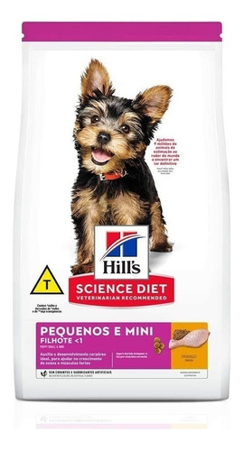 Alimento Hill's Science Diet Puppy Small Paws para cão filhote de raça mini e pequena sabor frango em sacola de 800g