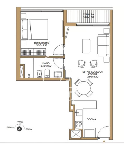 Venta Apartamento 1d Punta Carretas