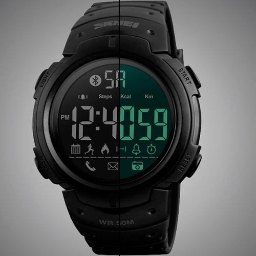 Reloj Skmei Deportivo Calorías Podómetro Acuático Bluetooth