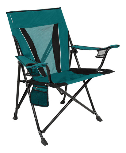 Silla Portátil Para Camping Xxl Con Doble Bloqueo Soporta