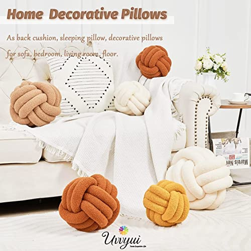 Bola De Almohada Anudada Redonda De Felpa 28 Cm