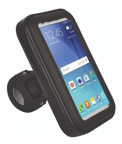 Suporte De Celular Impermeável Para Moto E Bicicleta Cor Preto