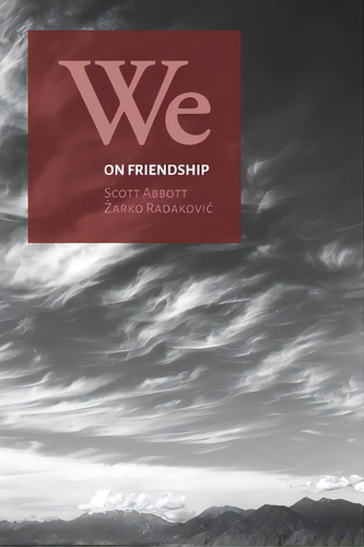 We: On Friendship, De Abbott, Scott. Editorial Lightning Source Inc, Tapa Blanda En Inglés
