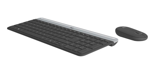 Imagen 3 de 3 de Kit de teclado y mouse inalámbrico Logitech MK470 Español de color negro