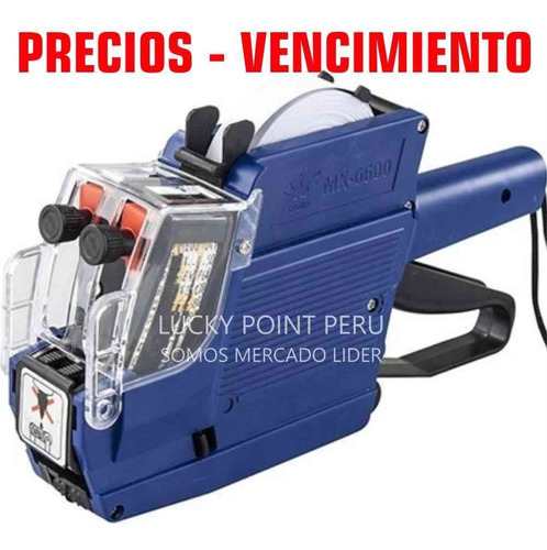 Pistola Maquina Etiquetas Precio Vencimiento Produccion Lote