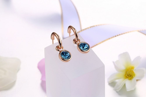 Aretes Modelos Con Swarovski Crystals Con Estuche En Stock