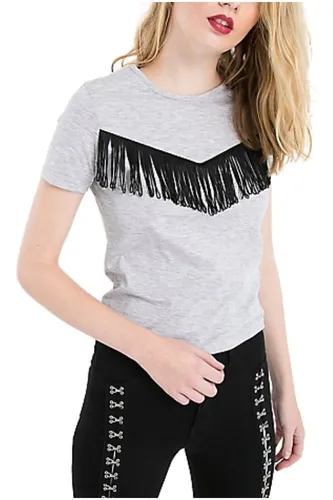 Remera Elastizada Frunce Cordón Acortar ALG Lycra Importada