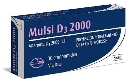 comprar Mulsi® D3 2000 Ul X 30 Comp - Vitamina D3