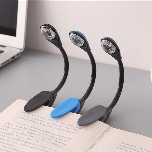 Lámpara De Lectura Pequeña Con Clip Para Libros, Luces Noctu