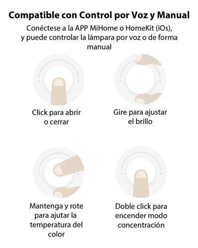 Xiaomi Mi Led Desk Lámpara Escritorio Smart Lectura Blanco