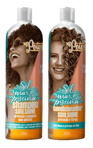 Soul Power Kit Shampoo Y Acondicionador Sol, Playa, Piscina