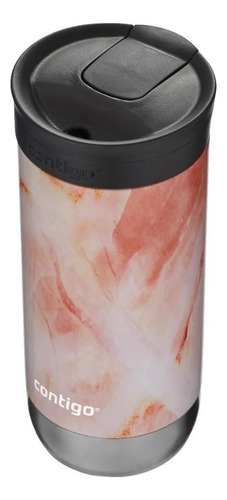 Vaso térmico Contigo Huron. rose quartz color rosa 473mL