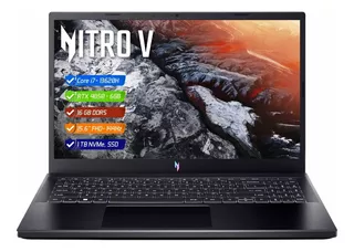Portátil Gamer Acer Nitro V15 Core I7 13th Rtx 4050 64gb 1tb