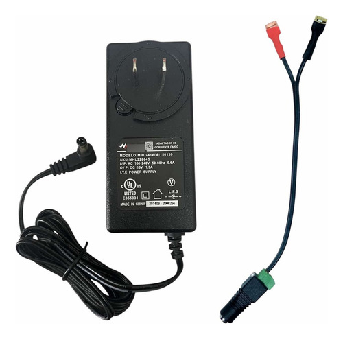 Cargador Para Pila De 12v Con Conector De Zapatas