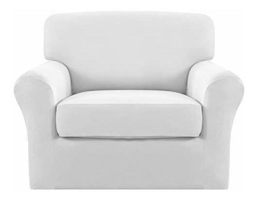 Funda De Sofa Easy-going Elastica De Microfibra De 2 Piezas