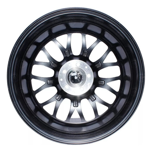 Rines 17 Pul 5/100 Vw Chevrolet Remaches Cromados 2 Pzas Color Gris Aluminio