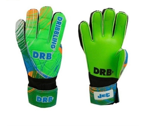 Guantes Arquero Dribbling Jet Talla 9 Adulto Verdes Nuevos