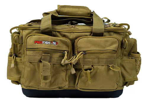 Bolso Redfish 3700 Marron Lt-2268 Capacidad 4 Cajas Señuelos