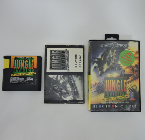 Jungle Strike Original Completo Mega Drive