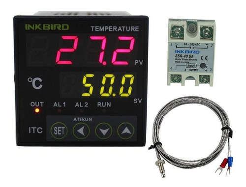 Temperatura Digital Del Pid Del Inkbird Itc-100vh. Controlad