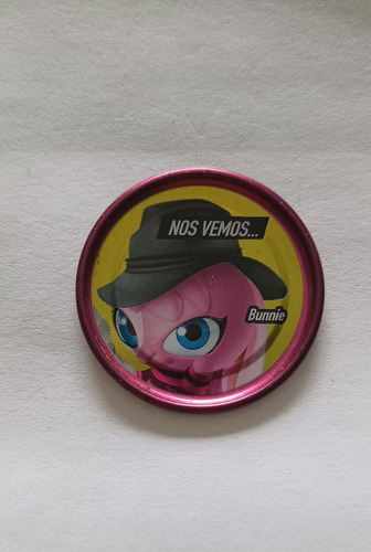 Tazo Super Funki Punky 39 Metalix Gold Bunnie (Usado)