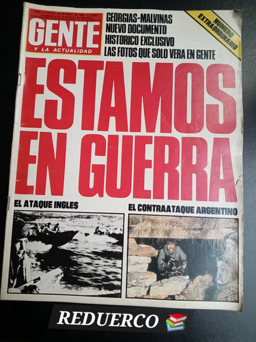 Gente 875 29/4/82 Malvinas Estamos En Guerra E