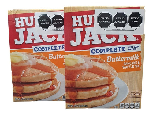 2 Pack Hungry Jack Complete Harina Pancake Buttermilk 907g