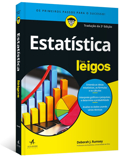 Estatística para leigos, de Rumsey, Deborah J.. Série Para leigos Starling Alta Editora E Consultoria  Eireli, capa mole em português, 2019