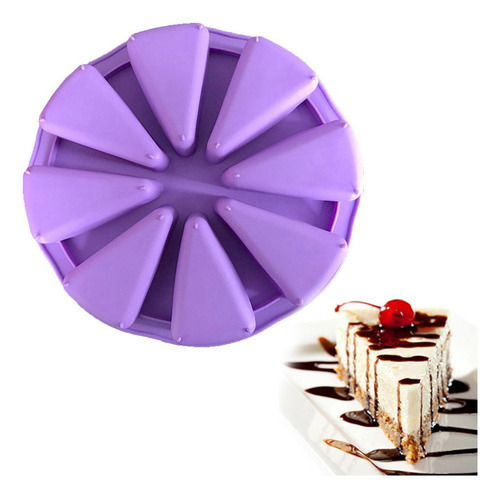 Molds: Pastel De Ocho Porciones Con Cavidad Triangular