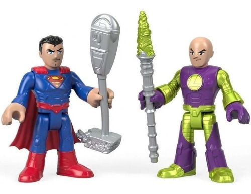 Superman & Lex Luthor - Dc - Imaginext Fisher-price Mattel