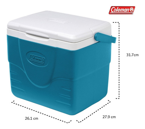 Hielera Coleman Portatil Con Asa 9qt 8 Litros Para 10 Latas