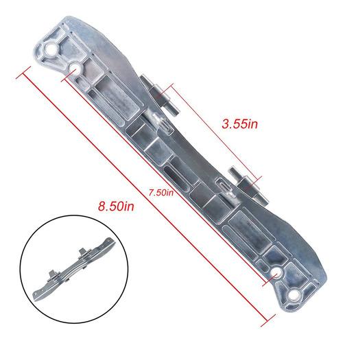 Bisagra De Lavadora W10208415 Apta Para Whirlpool 1872427 Ah