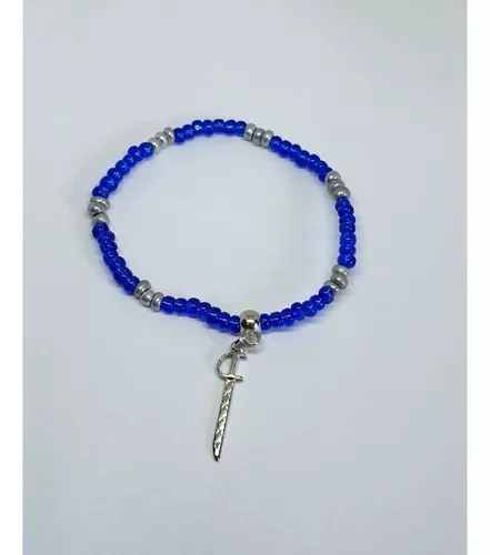 Pulseira Mix de Ogum com Pedra Lapis Lazuli