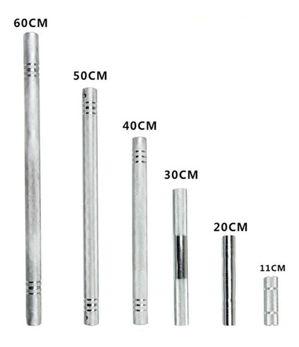 1 Barra De Extensión De Mancuerna Extensor 30 Centimetros