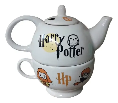 Tetera + Taza Harry Potter Chibi Con Hagrid